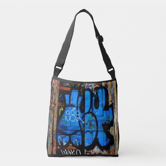 Graffiti tas. crossbody tas (Voorkant)