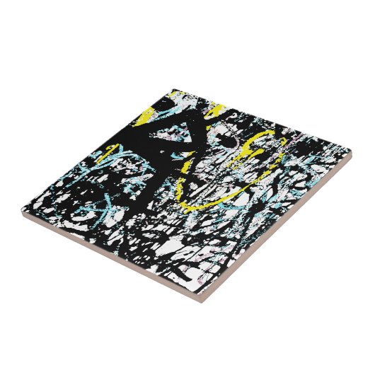 Graffiti Tegeltje (Zijkant)