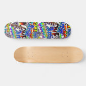 Graffiti-tekstbord Skateboard (Horizontaal)