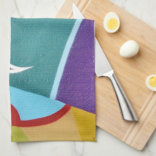 Graffiti Theedoek (Quarter Fold)