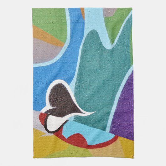 Graffiti Theedoek (Verticaal)