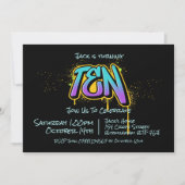 Graffiti Tien uitnodiging (Voorkant)