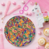 Graffiti Tiger Memphis Global Village Coffehouse Papieren Bordje (Feest)