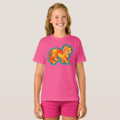 Graffiti Tiger Memphis Global Village Coffehouse T-shirt (Voorkant volledig)