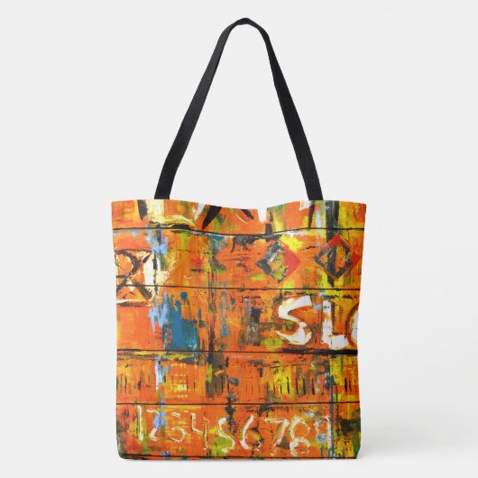 Graffiti Tote Bag (Achterkant)