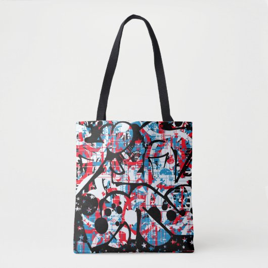 Graffiti Tote Bag (Voorkant)
