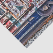 Graffiti Train Grunge Urban Street Art Tissuepapier (Detail)