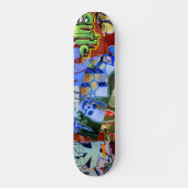 Graffiti Trains Skateboard Deck (Voorkant)