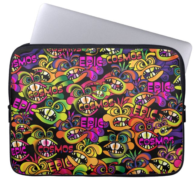 Graffiti Trifold Laptop Sleeve (Voorkant)