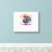 Graffiti Turkije Vibes - Dankbaar & Fly Cartoon Ar Canvas Afdruk (Insitu (Houten vloer))