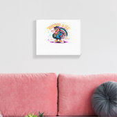Graffiti Turkije Vibes - Dankbaar & Fly Cartoon Ar Canvas Afdruk (Insitu (Woonkamer))