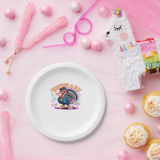 Graffiti Turkije Vibes - Dankbaar & Fly Cartoon Ar Papieren Bordje (Feest)