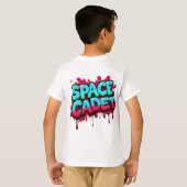 Graffiti-typografie voor Space Cadet T-shirt (Achterkant volledig)