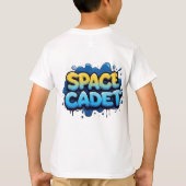 Graffiti-typografie voor Space Cadet T-shirt (Achterkant)