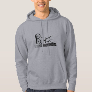 Graffiti uit Bike Parts met bandsporen Hoodie
