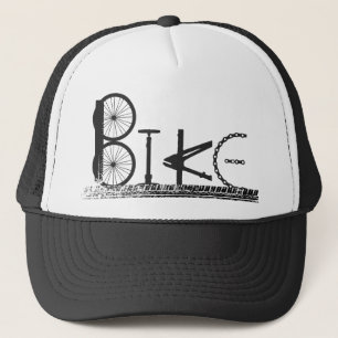 Graffiti uit Bike Parts met bandsporen Trucker Pet