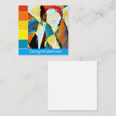 Graffiti uit het midden van de eeuw notitiekaartje (Voorkant / Achterkant)