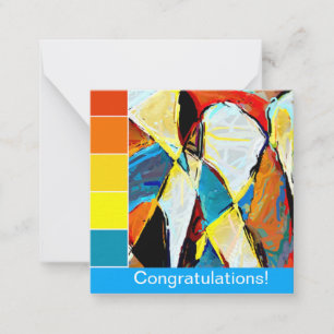 Graffiti uit het midden van de eeuw notitiekaartje