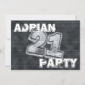 graffiti-uitnodiging kaart (Voorkant)