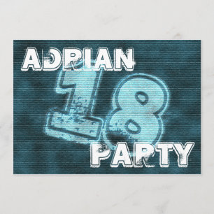 graffiti-uitnodiging kaart