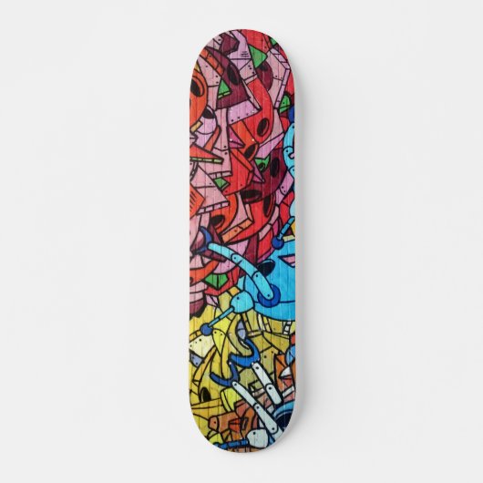 Graffiti Urban 18 Decoupage Persoonlijk Skateboard (Voorkant)