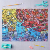 Graffiti Urban 18 Ontkoppelingspagina Papier (Craft)