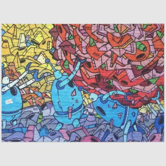 Graffiti Urban 18 Ontkoppelingspagina Papier (Voorkant)