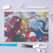 Graffiti Urban 24-2 debetpapier voor ontkoppeling Tissuepapier (Craft)