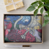 Graffiti Urban 24-2 debetpapier voor ontkoppeling Tissuepapier (Geschenk)