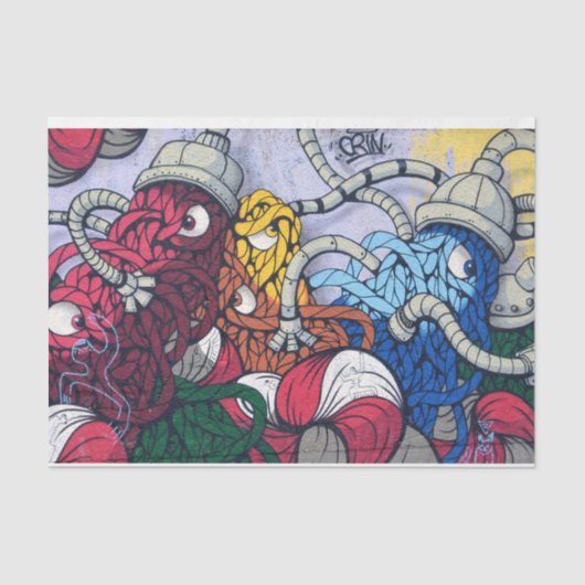 Graffiti Urban 24-2 debetpapier voor ontkoppeling Tissuepapier (Voorkant)