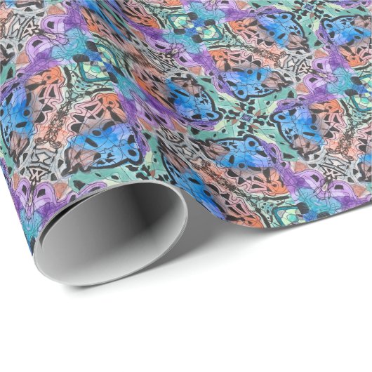 Graffiti Urban Art geïnspireerd Cadeaupapier (Rol Hoek)