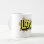 Graffiti Urban Love Bloom Koffiemok (Voorkant links)