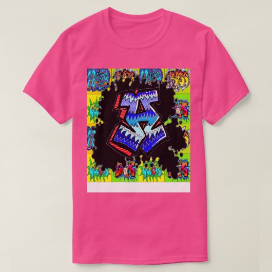 Graffiti Urban Spray A Letter T-shirt (Design voorkant)