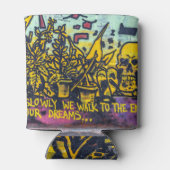 Graffiti Urban Street Art Abstract Blikjeskoeler (Achterkant)