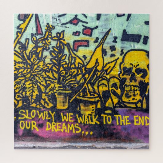 Graffiti Urban Street Art Abstract Legpuzzel (Verticaal)