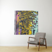 Graffiti Urban Street Art Abstract Wandkleed (In Situ (horizontaal))