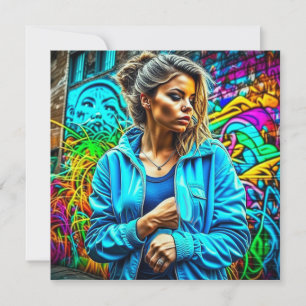 Graffiti Urban Street Art Meisje