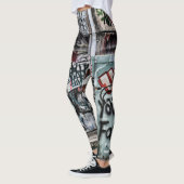 Graffiti Urban Street Cool Modern Grunge Art Leggings (Links)