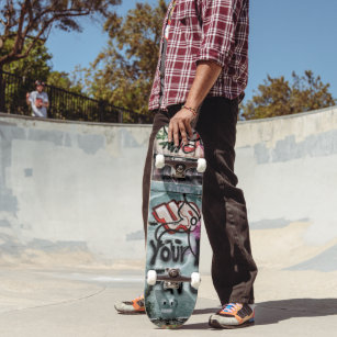 Graffiti Urban Street Modern Cool Grunge Art Persoonlijk Skateboard