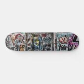 Graffiti Urban Street Modern Cool Grunge Art Persoonlijk Skateboard (Horizontaal)