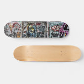 Graffiti Urban Street Modern Cool Grunge Art Persoonlijk Skateboard (Horizontaal)