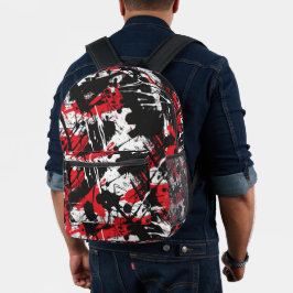 Graffiti Urban Streetwear Patroon  Bedrukte Rugzak