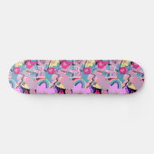 Graffiti Urban Streetwear Patroon  Persoonlijk Skateboard (Horizontaal)