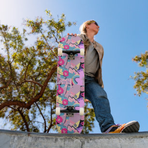 Graffiti Urban Streetwear Patroon  Persoonlijk Skateboard