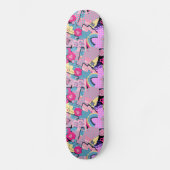 Graffiti Urban Streetwear Patroon  Persoonlijk Skateboard (Voorkant)
