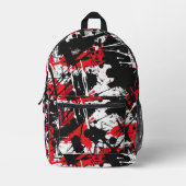 Graffiti Urban Streetwear Pattern  Bedrukte Rugzak (Voorkant)