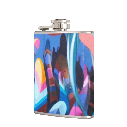 Graffiti urbane straat art heupfles (Links)