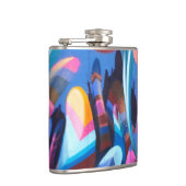 Graffiti urbane straat art heupfles (Rechts)