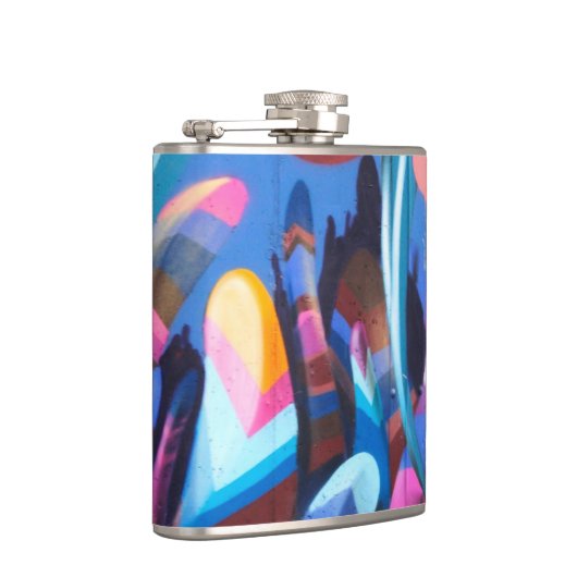 Graffiti urbane straat art heupfles (Rechts)