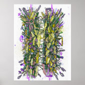 Graffiti van cyberhackers poster (Voorkant)